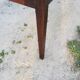 Farmhouse table XIXth century 196cm spindle feet