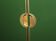 Italian emerald green and brass cabinet ,1970