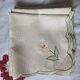 Tablecloth and napkins with a spring theme, vintage tulips, new polyester.