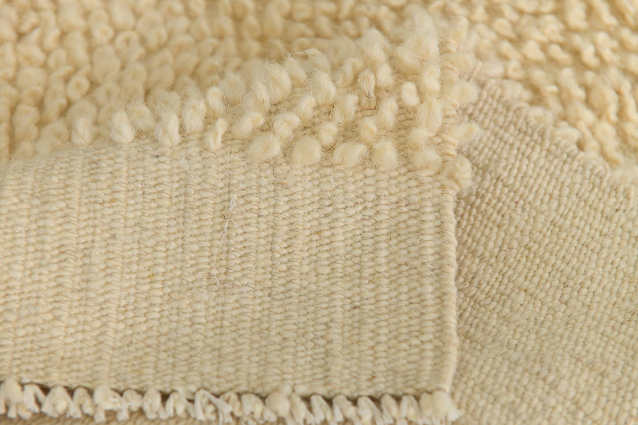 Paillasson turc moderne beige crème 2x3, 60x93 cm