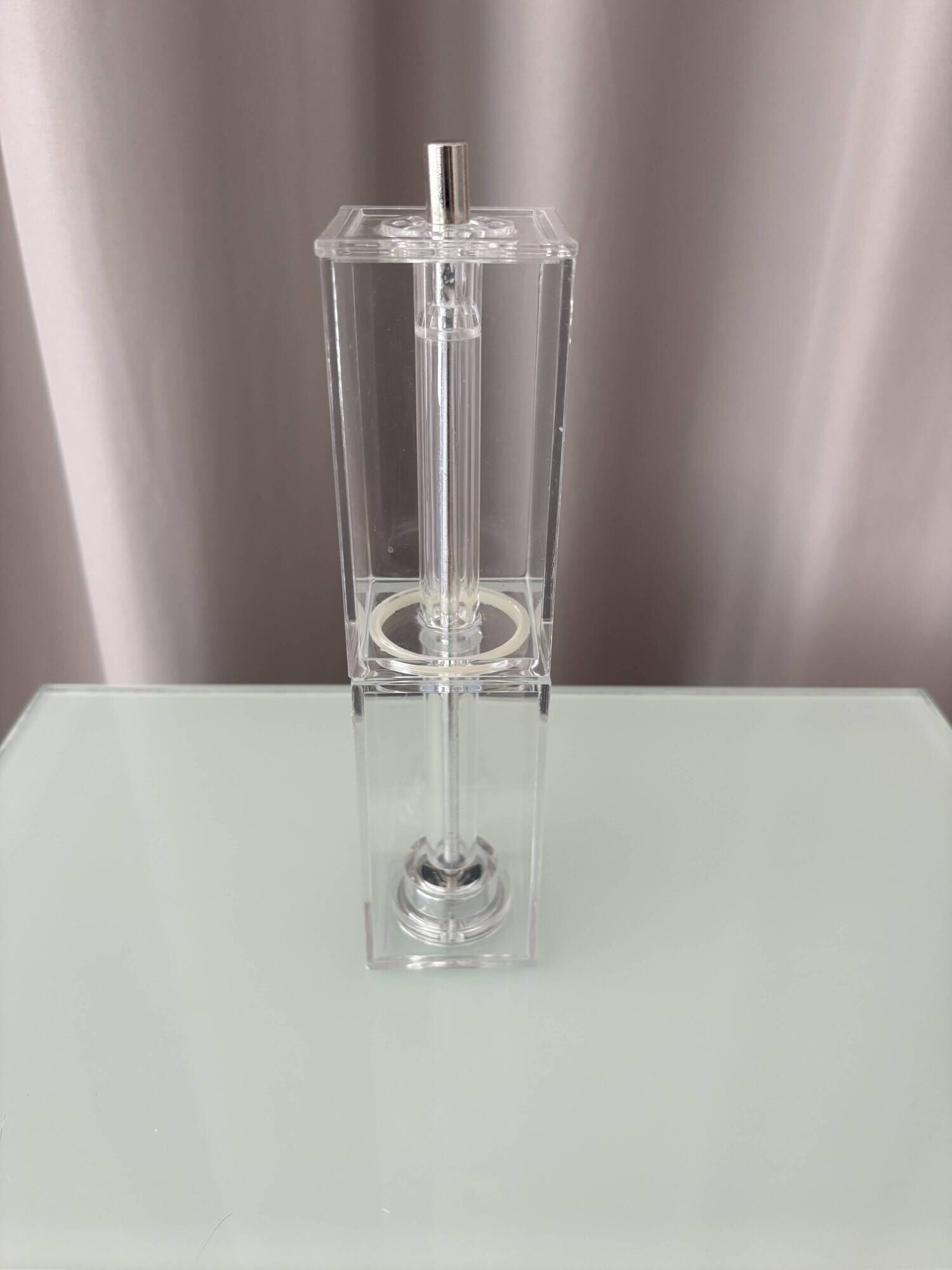 Vintage Dansk Style Acrylic Pepper Mill, Made in Hong Kong, 1970s