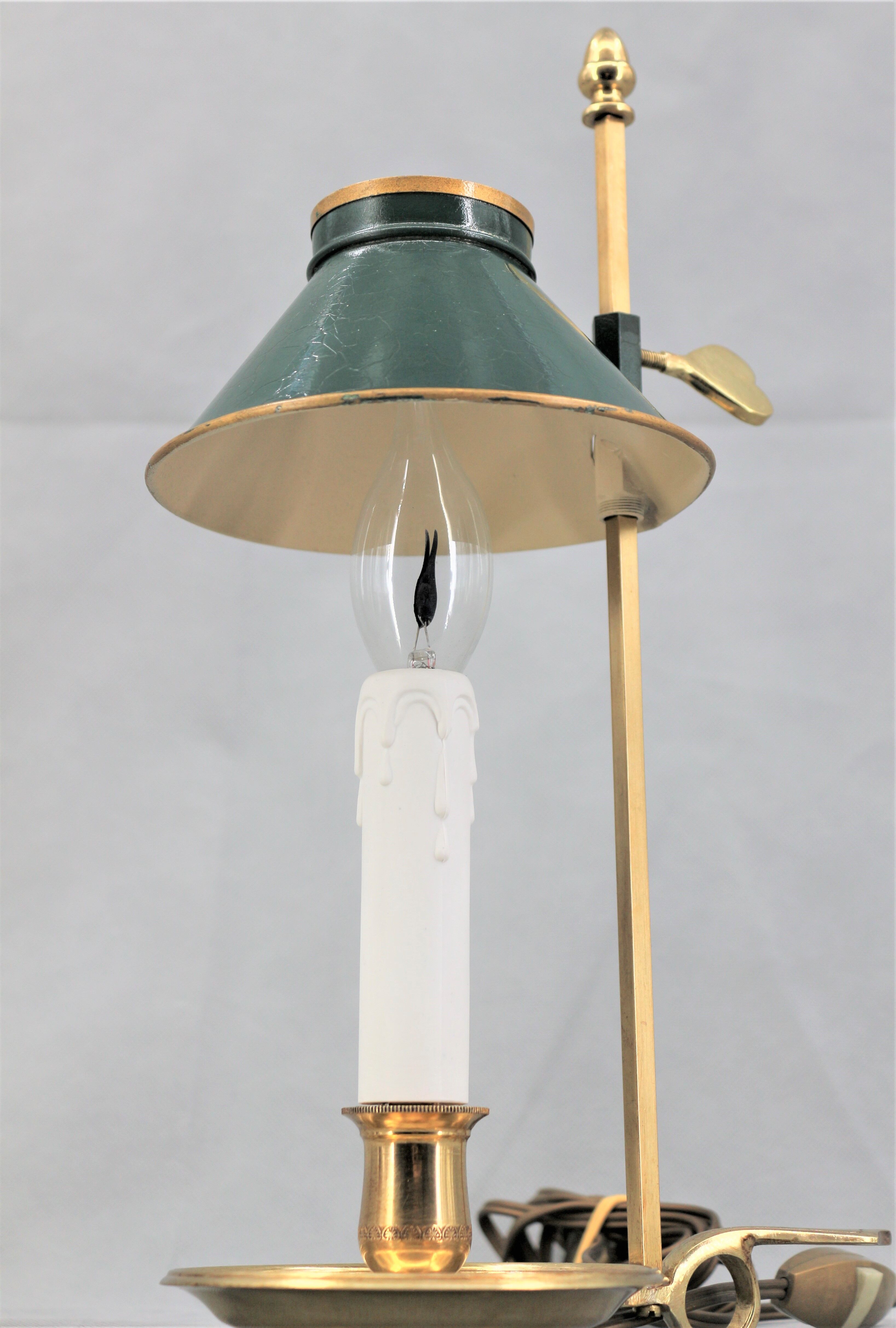 Golden bronze hot water bottle lamp