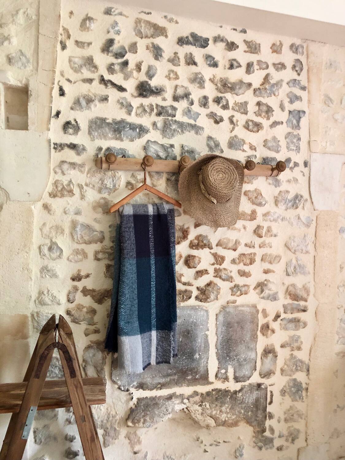 Wooden coat hooks from the 1930s