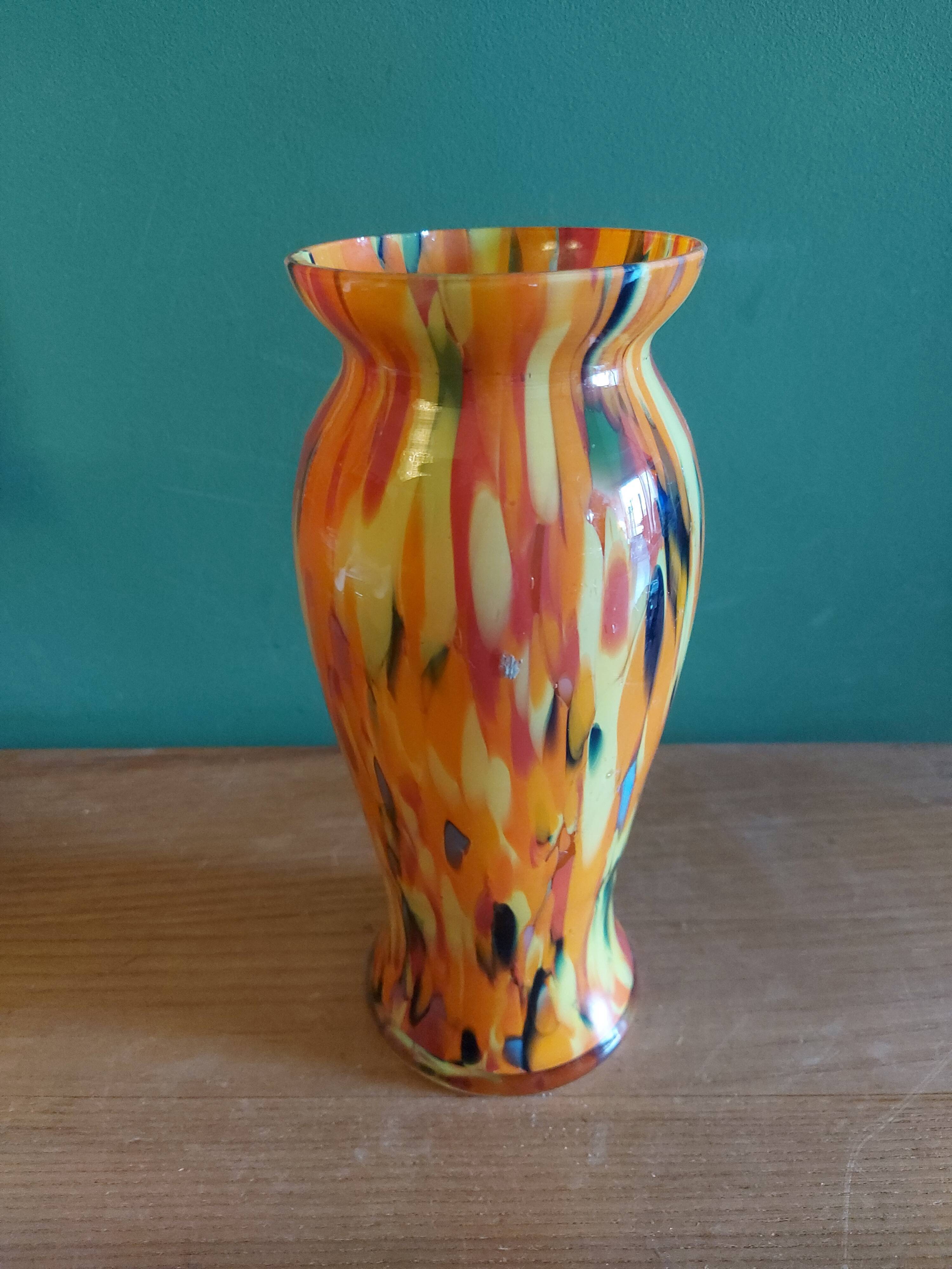 Murano glass vase