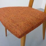 Cherry wood chairs by Ernst-Martin Dettinger, Germany, 1960s, set of 2.