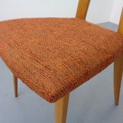 Cherry wood chairs by Ernst-Martin Dettinger, Germany, 1960s, set of 2.