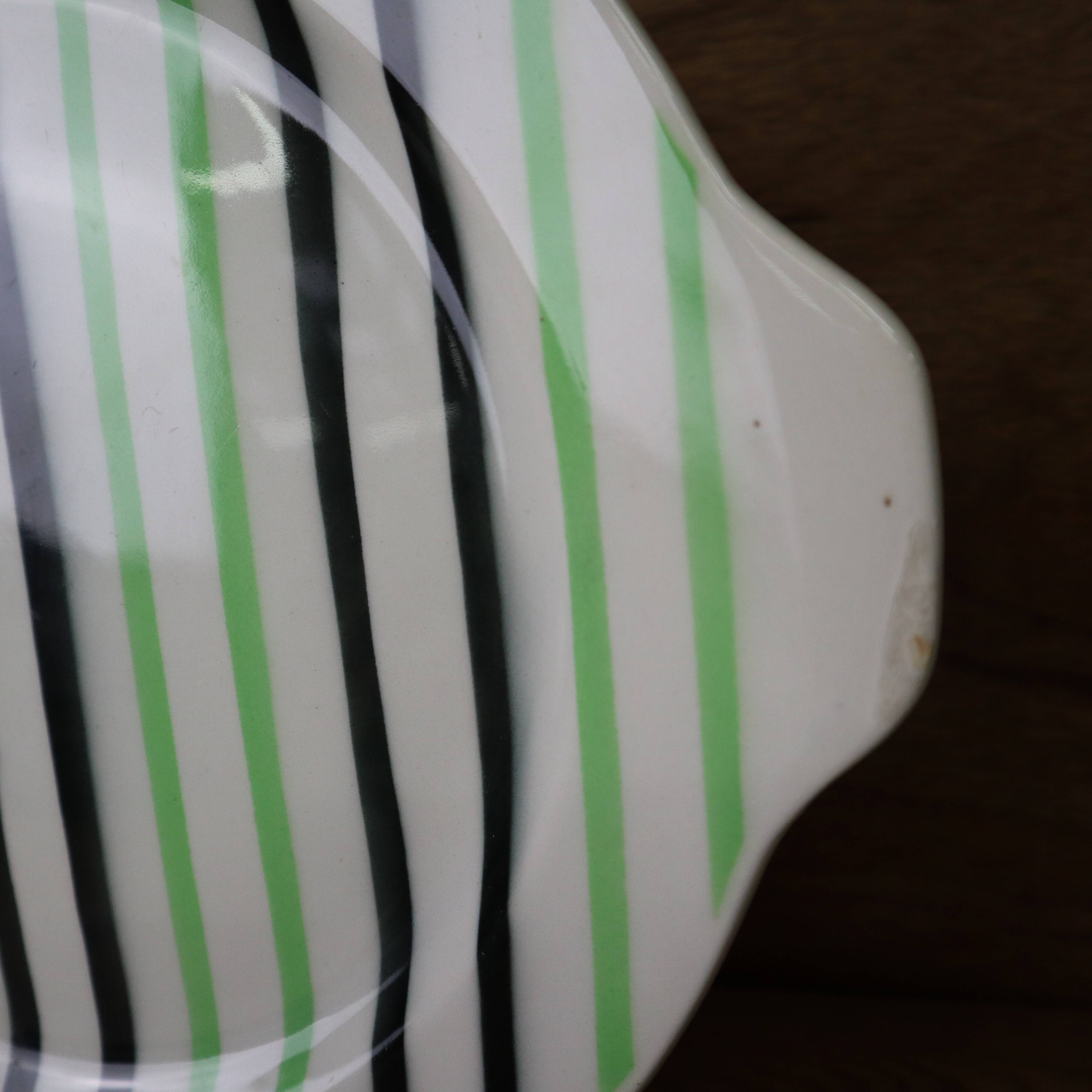 Vintage 50's "orcerame" Moulin des loups cake dish