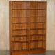 Pair of large open bookshelves Poul Hundevad Mid Century Modern in teak