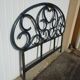 Vintage bamboo rattan headboard from the 80s.
