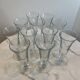 Set of 11 vintage stemmed glasses
