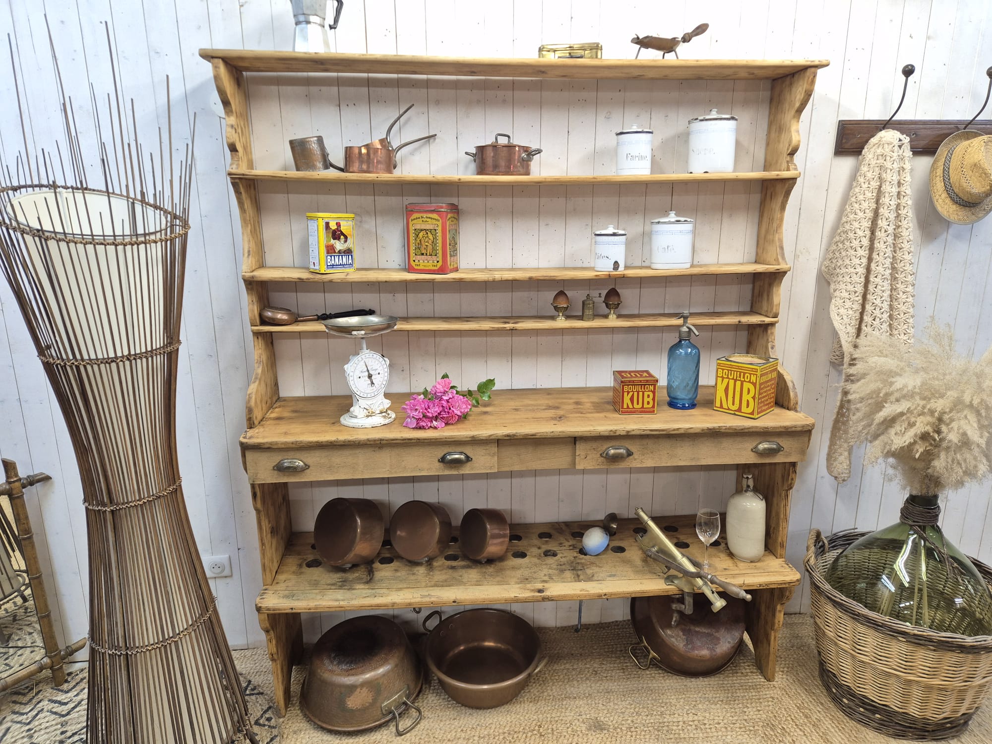 Old country shelf