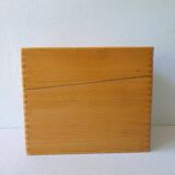 Light wooden box, 60s