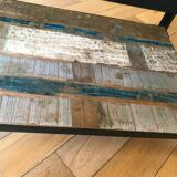 Coffee table in "industrial" style