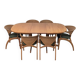 Lubke table and chairs vintage scandinavian design