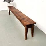1950s pine farmhouse bench