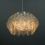 Mid-Century Resin and Glass Pendant, 1960s