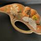 Art nouveau bronze trinket bowl