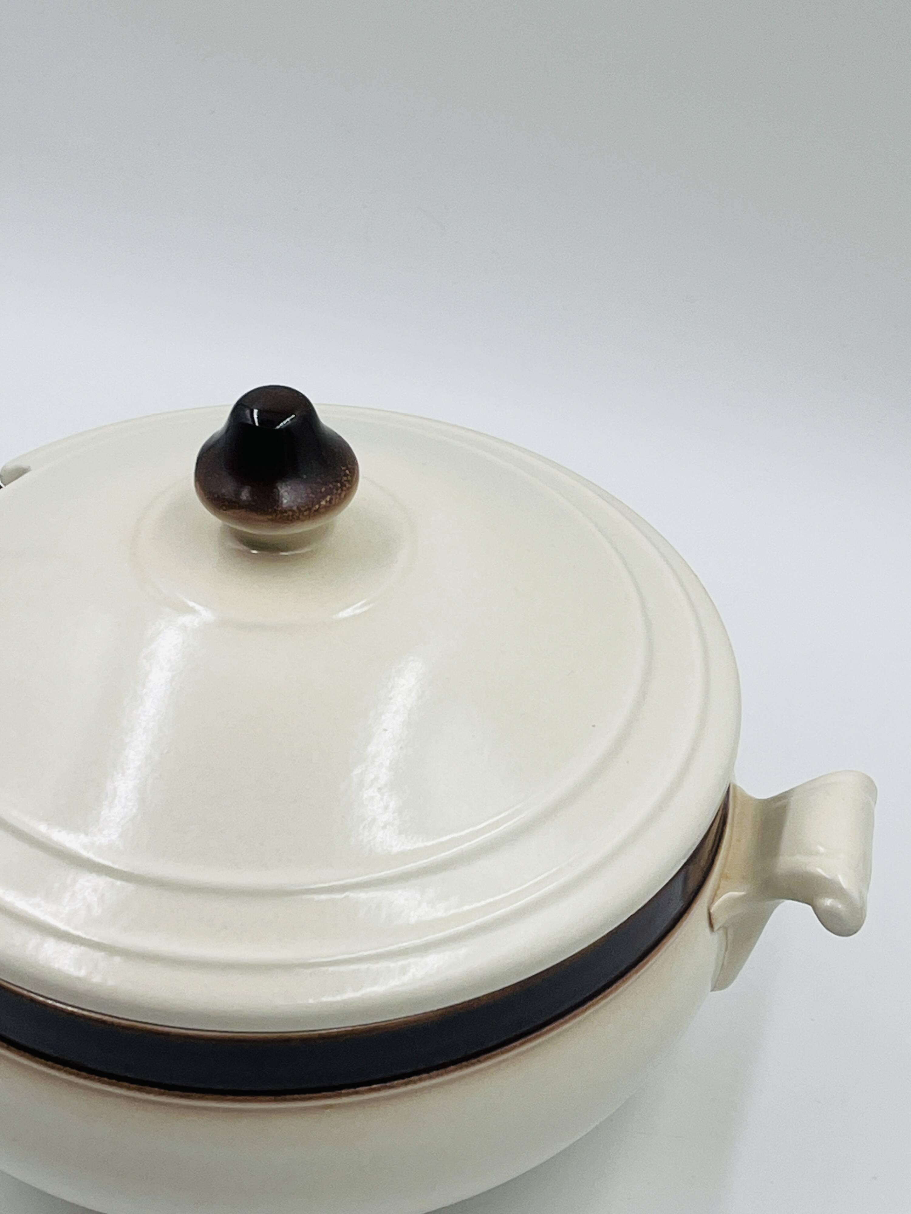 Sierra soup tureen Boch La Louvière with ladle