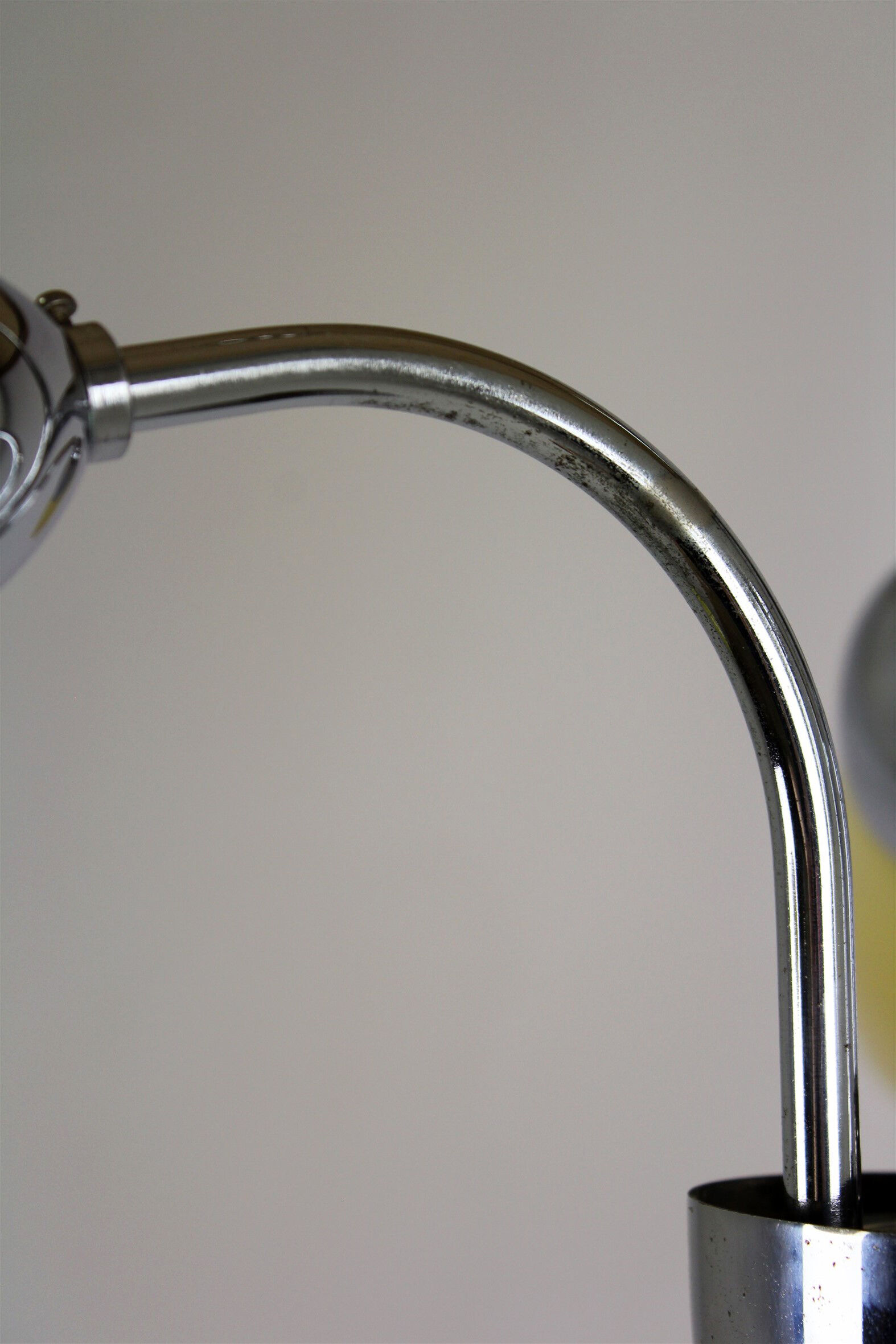 Vintage Chrome Three-Armed Ceiling Lamp from Instala Decin, 1950s