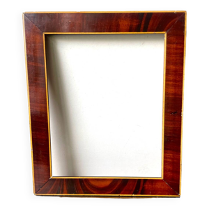 Cadre en bois ancien - marqueterie