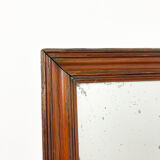 Antique foxed mirror square