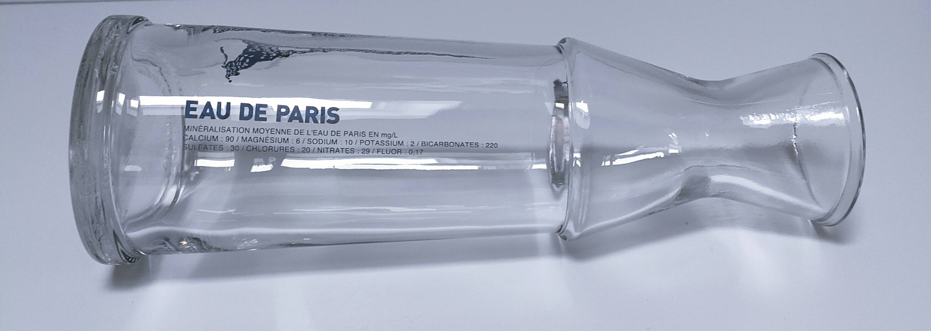 carafe by Pierre Charpin, Eiffel Tower design, stamped