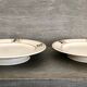 Plate on footstool Terre de Fer Salins Charbonnier