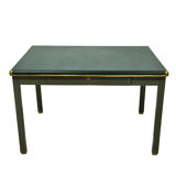 Mid century metal writing desk by TDS Sclessin, Belgium 1950s