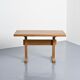Table Les Arcs in solid elm, circa 1970