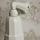 Français antique art déco style porcelaine blanche applique murale simple et ombre