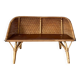 Banc en rotin enfant vintage