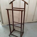 Wooden valet on wheels