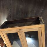 Pine display cabinet