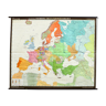 Carte de géographie allemande - Europe 17ème siècle