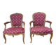 Pair of Louis XV armchairs