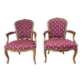 Pair of Louis XV armchairs