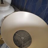 Lamps 2 white cracked ceramic foot fires