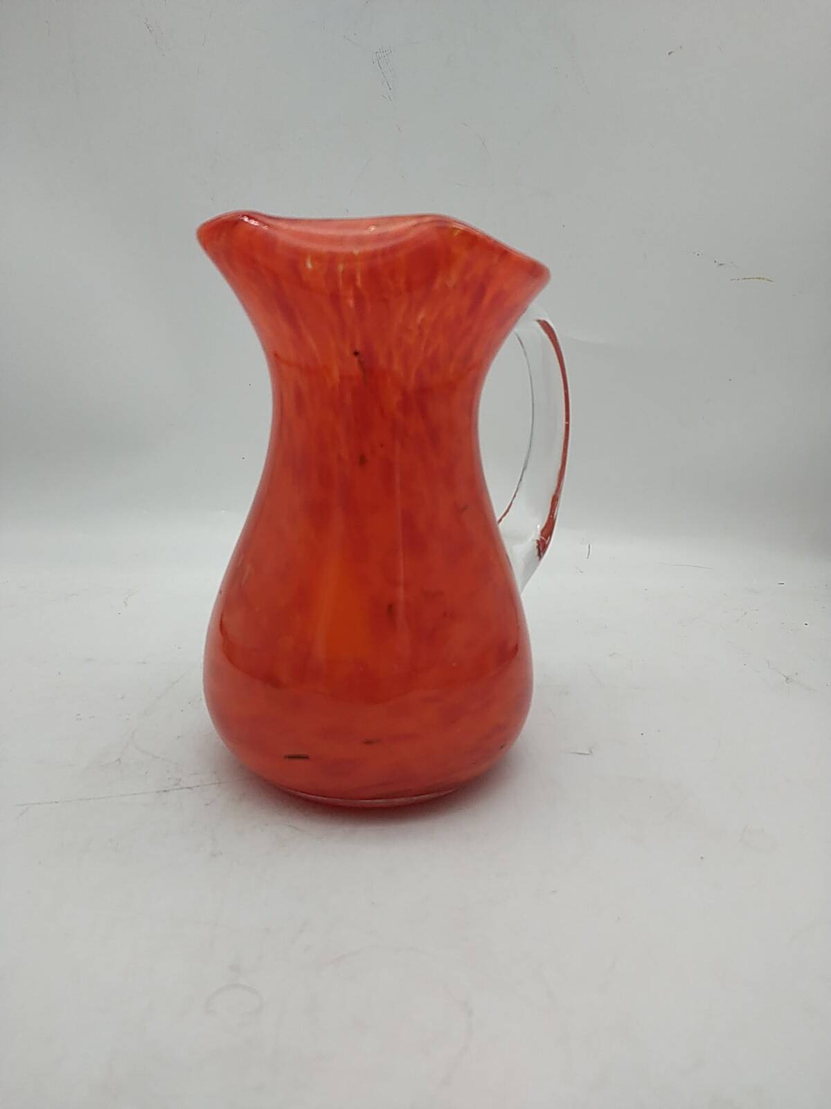 Blown glass vase.