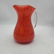 Blown glass vase.