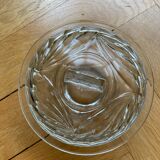 Art Deco molded glass sugar bowl