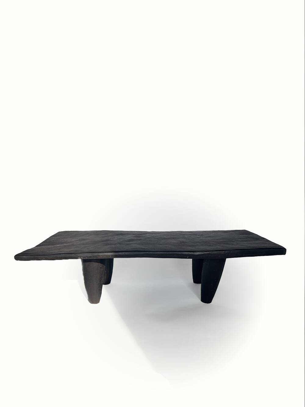 Solid wood bench or coffee table 108 cm – Unique Senufo piece, craftsmanship