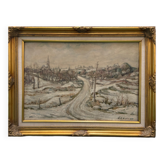 Landscape Brittany, Georges Émile Bellet, 1945