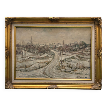 Landscape Brittany, Georges Émile Bellet, 1945