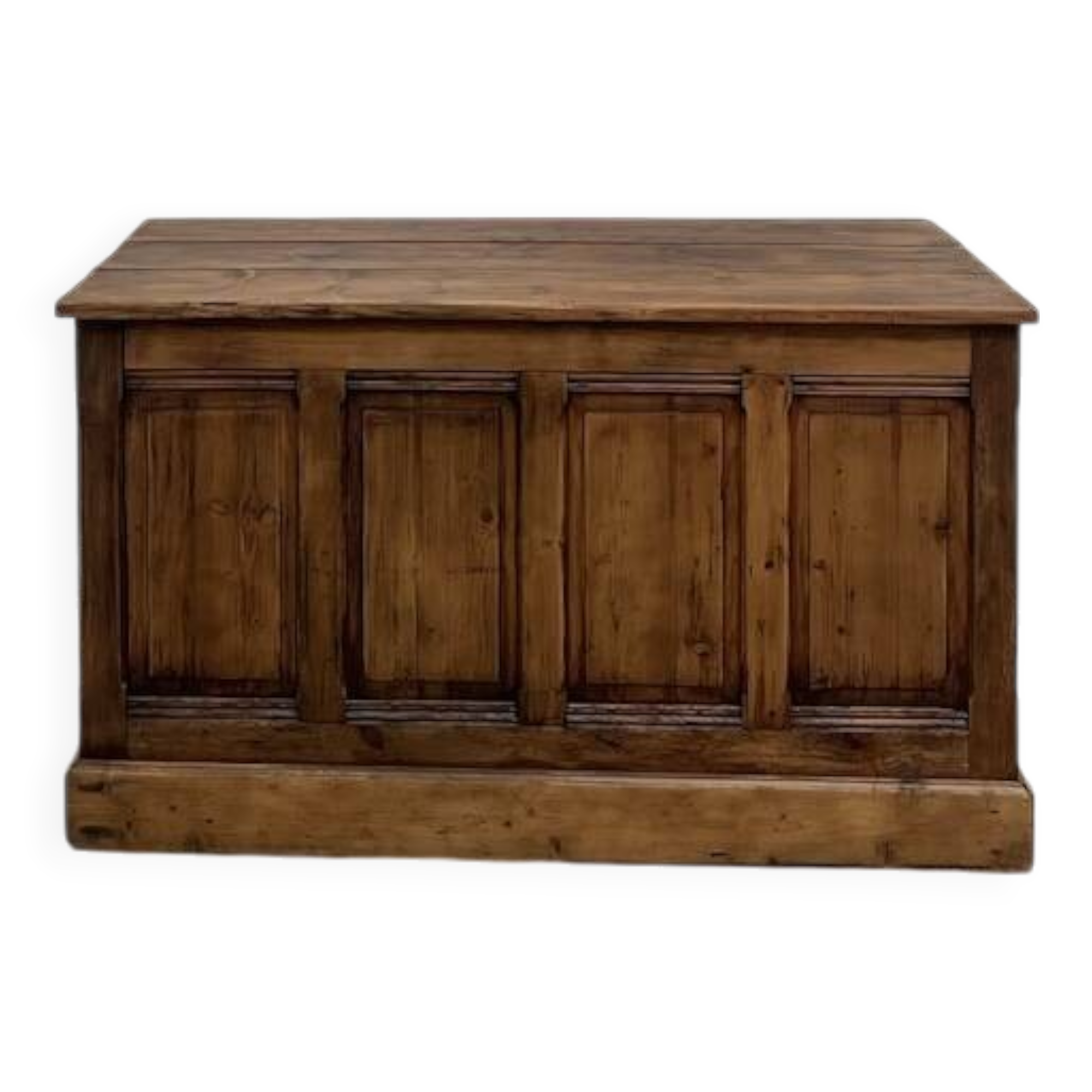 Old pine trading counter, circa 1950