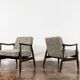 Fauteuils GFM-87 du milieu du siècle par J. Kędziorek, GFM, Pologne, années 1960, lot de 2