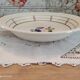 Hollow round dish K&G Lunéville France Micheline model