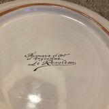 Angoulême earthenware plate