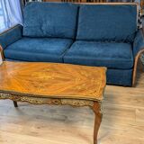 Louis XV style inlaid coffee table