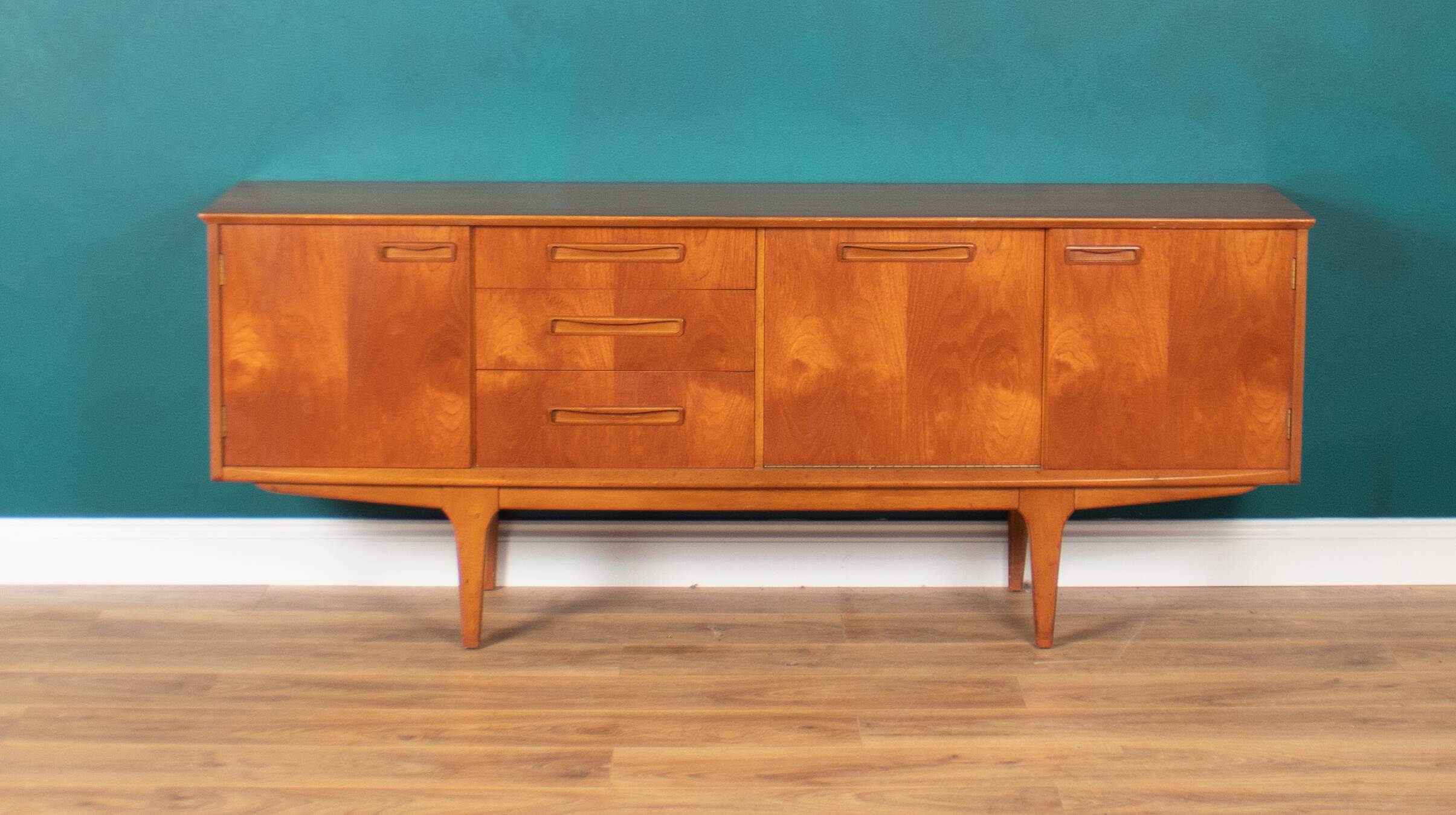 Retro Teak 1960s Long Jentique Mid Century Sideboard