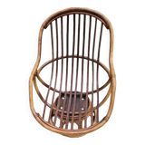 Rotating and rocking rattan armchair